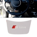 Miniatyrbild 3 av 5: S Line 3D-bilrattsemblem i metall för A3 A4 A5 A7 Q3