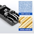 Miniatyrbillede 3 af 5: Strømstik 250v 10a 3-polet C14 Han C13 Hun DC AC Strømstik IEC Strømstik Adapter Strømkabel Stik til Strøm Overførsel (2 stk)