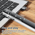 Miniatyrbilde 4 av 5: 2,4 GHz Trådløs Presentasjonsfjernkontroll PPT Sideoppslåing USB Infrarød Presentasjonspenn for Projektor Powerpoint Lysbilde