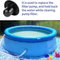 Miniatyrbild 3 av 5: 3 st. Silhålplugg för Intex Munstycksset Silanslutning Pump Inloppsmunstycke Poolsil