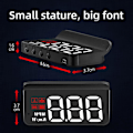 Miniatyrbillede 5 af 5: M3 Auto Obd2 Gps Head-up Display Elektronik Hud Projektor Digital Speedometer