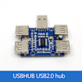 Miniatyrbillede 5 af 5: USB Hub Fire Usb Udvidelseskortmodul Usb2.0 1 Til 4 Porte Expander Gl850g Chip