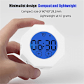 Miniatyrbillede 4 af 5: Pomodoro Timer, Produktivitetstimer Kvadrat, Ottekantet Tyngdekraft Flip Fokus Timer, Lydløs & Justerbar Lydalarm