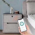 Miniatyrbild 2 av 5: Tuya Bluetooth APP Lådskåpslås Fingeravtryck Digital Fil Brev Nyckellös Biometrisk Möbel E