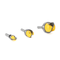 Miniatyrbillede 4 af 5: 3 stk. 6mm 1/4 1/2 tommer 3/4 tommer 1-1/8 tommer Diameter Skål & Bakke Skabelon Fræser Bit Træskæring Værktøj Ro