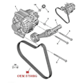 Miniatyrbillede 4 af 5: 5750RG 6PK905 Drivrem Ventilator Generator Rib-Rem til Peugeot 308CC RCZ Citroen C4 DS 3008 1.6T