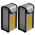 Miniatyrbillede 1 af 5: 2 stk. Lipo Batteri Taske Opbevaring Beskyttelse Sikker Pose Til Opladning & Opbevaring
