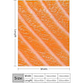 Miniatyrbillede 3 af 5: 3D Sjove Realistiske Mad Laks Sushi Flannel Fleece Kasttæpper 100cm*70cm Bløde Hyggelige Fluffy Vinter Efterårstæppe Hyggelig Blød Fuzzy Plush Hjem Decor Fo