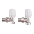 Miniatyrbillede 4 af 5: Termostatisk Radiatorventil 2 stk. 15 mm x 1/2 tomme Termostatisk Vinkel TRV Termostatisk Radiatorventil f