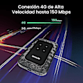 Miniatyrbillede 2 af 5: 5g Bærbar Mobil Hotspot Router, 2100mah Batteri, Plug And Play, Egnet Kompatibel Rejse-d