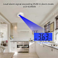 Miniatyrbillede 5 af 5: 2 i 1 CO & Røgalarm, Kulilte Detektorer, Røgalarm, 85DB i Alarm, til, LCD Skærm, A