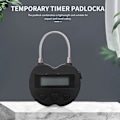 Miniatyrbillede 2 af 5: Smart Time Lock LCD Display Tidlås USB Genopladelig Midlertidig Timer Hængeslås Rejse Elektronisk Ti
