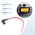 Miniatyrbillede 4 af 5: 4 stk. 12V-24V Add-A-Circuit Micro2 sikringsholder, piggyback-bladssikringsholder med ledningsnet