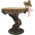 Miniatyrbillede 1 af 5: Fuglebad til Udendørs, Fuglefoder Resin Fairy Garden Statue Dekoration Fuglebad Have Skål Gaard Fuglebad Have Figur Attractiv Fuglebad Foder