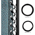 Miniatyrbillede 2 af 5: Nye modeller Udskiftning Universal Elastisk Reb Til Lafuma Relax Stol, Lafuma Lounge Stol, Zero Gravity Foldsstol, Bungee Relax Stol (2 2m/