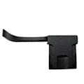 Miniatyrbilde 5 av 5: Metallisk tommelgrep for hotsko for XPRO1 X- X-M1 X-E2S X-E2 X-E1 X-A3 X-A2