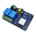 ESP32 Relämodul Dubbelkanal WiFi Bluetooth Relämodul ESP32-WROOM Sekundär Utvecklingskort