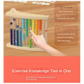 Miniatyrbillede 3 af 5: Matematik Beregningsstativ, Addition og Subtraktion Talgenkendelses Artefakt, Træ Abacus