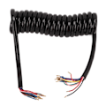 Miniatyrbillede 3 af 5: 13-Kernet Polyuretan Spiralkabel til Trailer - 20AWG 3m 9,8ft Længde