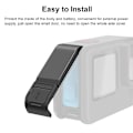Miniatyrbilde 4 av 5: Sidendeksel for batteri, ladbart, i plast for GoPro HERO12/11 Black - Tilbehør