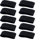 10 st svarta armbindlar fotboll, elastiska svarta armbindlar sorgband, loop svart