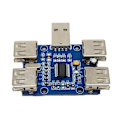 Miniatyrbillede 1 af 5: USB Hub Fire Usb Udvidelseskortmodul Usb2.0 1 Til 4 Porte Expander Gl850g Chip