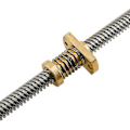 Miniatyrbild 3 av 4: 3d-skrivare Z-axel trapetsformad motor skruvmuttrar T8 mutter Pom mutter bly 8mm stigning 2mm för Creality Cr10 Cr-10s Ender-3 blyskruv