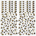 Miniatyrbillede 1 af 5: 12 Ark Leopard-Tatoveringer Midlertidige Whiskers Tatoveringer Leopard Print Midlertidige Tatoveringer Brune Leopard Ansigtsklistermærker Guld Midlertidige Tatoveringer Cheeta