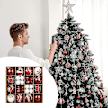 Miniatyrbild 4 av 4: Julgranskulor Dekorationer För Julgran Julmålade Julgranskulor 6cm