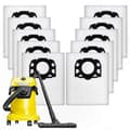 Dammsugarpåsar Kompatibla med Kärcher WD2 Plus, WD3, WD3 Battery, 10-pack, Vit