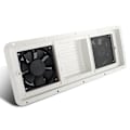 Miniatyrbillede 4 af 5: RV Sidemonteret Udløbsdækning RV Radiator Udstødningsventilator RV Støvbestandig Til RV Trailere Campingvogne Campere