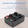 Miniatyrbild 5 av 5: 0-9999 Ohm Enkel Resistanslåda Precision Variabel Dekad Resistor Undervisningsinstrument