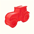 Miniatyrbilde 2 av 4: 1 stk, Kakeform I Form Av En Traktor, 16,51 Cm X 26,92 Cm X 7,01 Cm, Bakeform, Bakepanne, Ovntilbehør, Rød