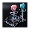 Miniatyrbilde 3 av 5: 2 stk 20-hulls Lollipop Holder Display Stativ Akryl Holder Klar Godteri Holder for Bryllup Fest Bir