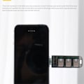 Miniatyrbild 3 av 4: 6-fackadapter Multi Reader Mini Sim Nano med oberoende kontrollbrytare Kompatibel med Android