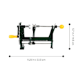 Miniatyrbild 2 av 2: Vegtable Peeler Rotationskivar Professionell Fruktskivare Multifunktionell Skalare Maskin Legeringsskalare Tunga Legering Äppelskalar