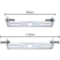 Miniatyrbilde 2 av 2: 4 stk Taklampe Beslag 90mm Hengelampe Tilbehør Takkronelampe Taklampe Baseplate Taklampeplater Plate H