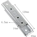 Miniatyrbillede 2 af 5: 4,7\" Hovedgavlbeslag Panelvægmontering Indbyrdes Forbundne Ophængere Heavy Duty Sofaforbindelse Universal Metalforbindelse (2 Par)
