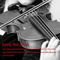 Pikkukuva 4 / 5: Kumiviolinvaimennin Hiljaisempi 4/4 3/4 1/2 Violinille Harjoitteluvarusteet Violinin Kiellet Violinin Tarvikkeet Luthier Musta