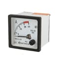 Sq48 Analog AC Ström Panelmätare Amperemeter 0-15a Mätare Vit + Svart