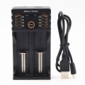 Miniatyrbillede 3 af 5: 18650 Lithium Batterilader Lommelygte 18650 Genopladelig Batteri VTC6 3000MAh Batteri + USB-lader