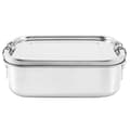 Matboks i rustfritt stål med låseklips og lekkasjesikker design, 800 ml Bento-bokser