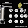 Miniatyrbild 2 av 5: Maskin Churrera Churros Fyllning Manuell Spansk Donuts Fyllning Dessert Maker Kit-