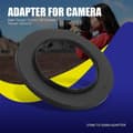 Miniatyrbild 5 av 5: Kameraobjektiv Filter Step Up Ring 37mm till 52mm Adapter Svart