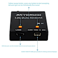 Miniatyrbillede 4 af 5: Skydroid Mini 5.8G FPV Receiver UVC Video Downlink OTG til VR Android Telefon