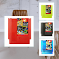 Miniatyrbillede 5 af 5: Forever GAMES OF NES 852-i-1 (405+447) Spilpatron til NES Konsol, 1024MBit Flash Chip i brug - Sort