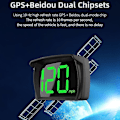 Miniatyrbild 3 av 4: Bil Digital GPS Speedo Speed MPH HUD Head Up Display Hastighetsmätare Universal