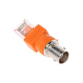 Miniatyrbild 4 av 5: Hållbar Bnc-hona till Rj45-hane adapter chassipanelmontering tillbehör