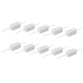 Miniatyrbillede 3 af 5: 10 stk. aksial bly keramisk cementmodstand 0,5 Ohm 5W