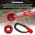 Miniatyrbilde 3 av 5: Vinsj Snatch Recovery Ring, Syntetisk Vinsjtau, Snatch Ring Soft Sjakkel, Vinsjtilbehør for UT